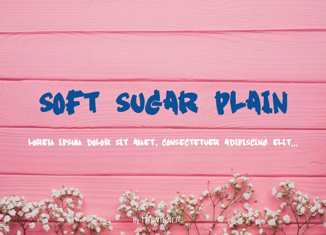Soft Sugar plain example
